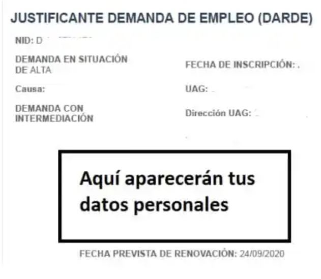  sexpe demanda de empleo