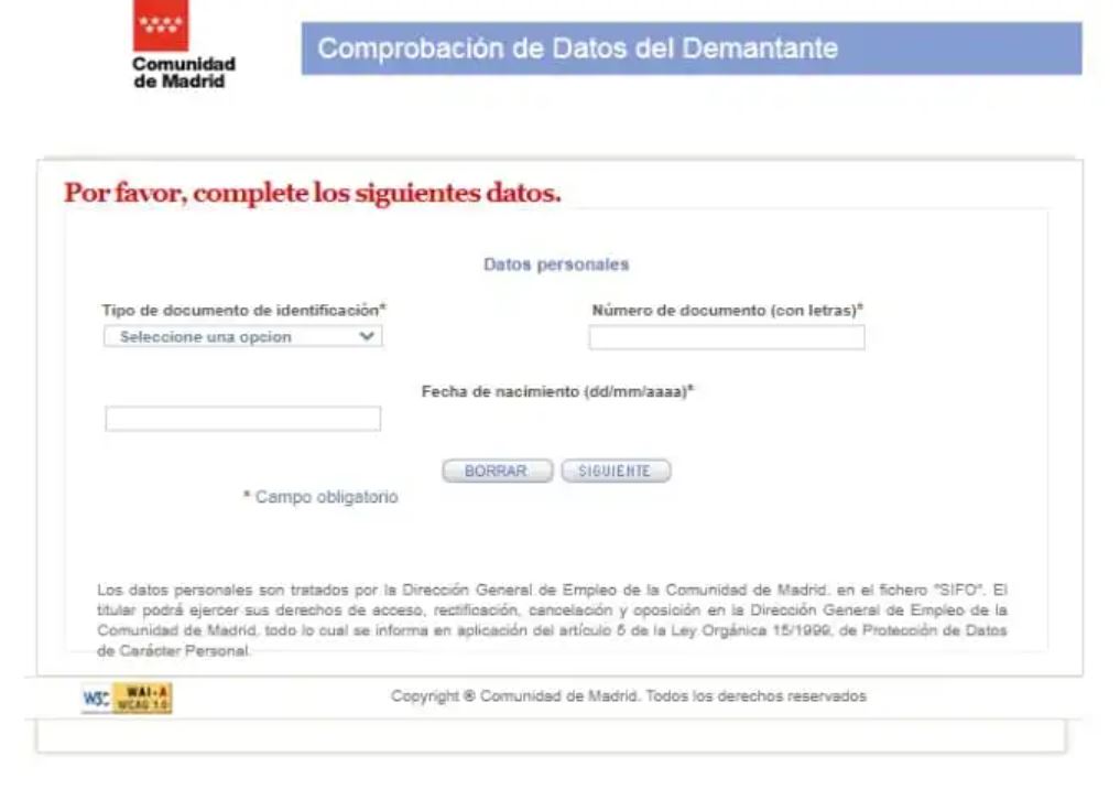   sexpe renovar demanda  